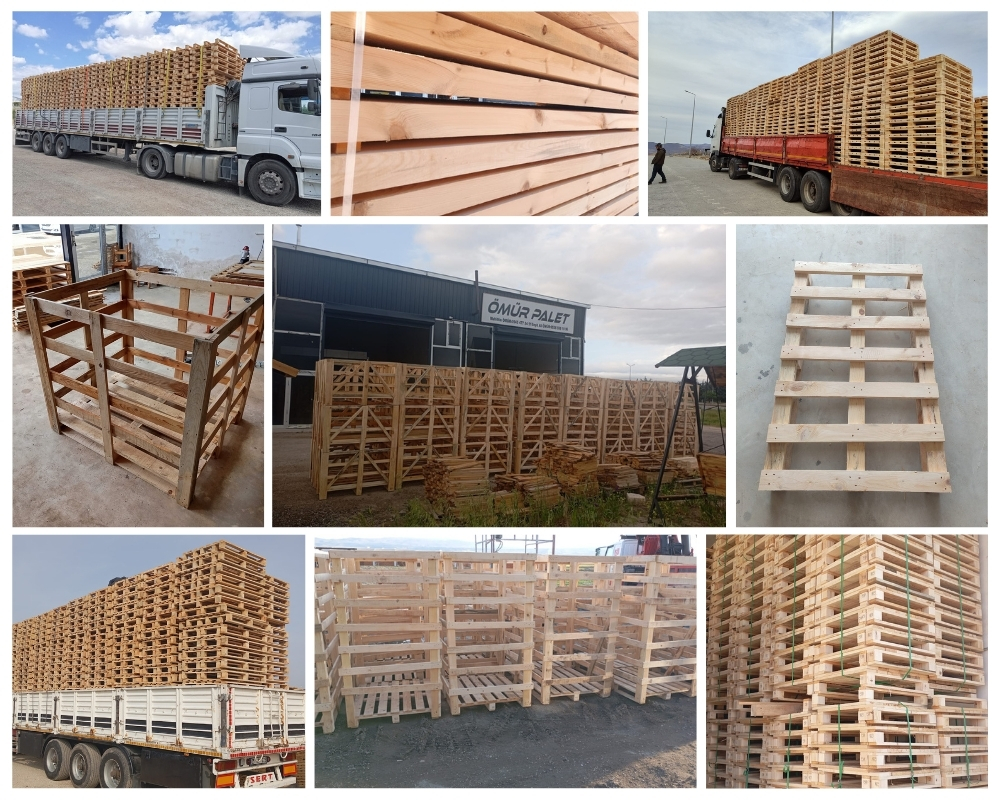 Zes Gehuchten Houten Kisten, Europallets Groothandel Kopen
